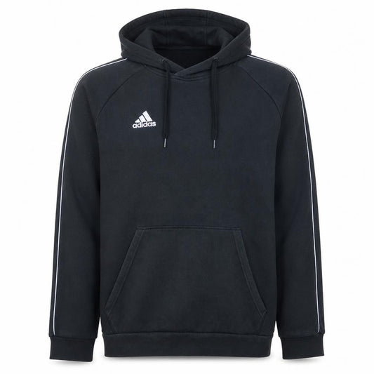 Adidas Men's Black XL Pullover Fleece Hoodie Sportswear