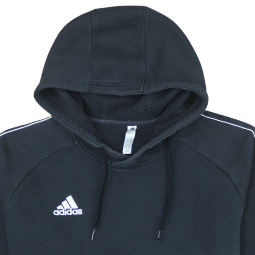 Adidas Men's Black XL Pullover Fleece Hoodie Sportswear