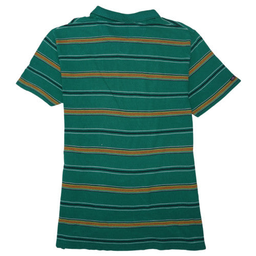 Chaps Ralph Lauren Mens Green Striped Polo Shirt Size 2XL