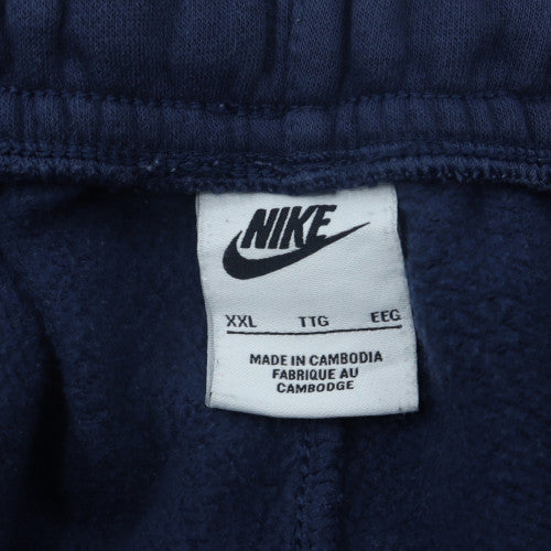 Nike Mens Blue XXL Sweatpants Jogger Trousers Cotton Blend