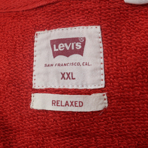 Levi's Men's Red Relaxed Fit Pullover Hoodie XXL