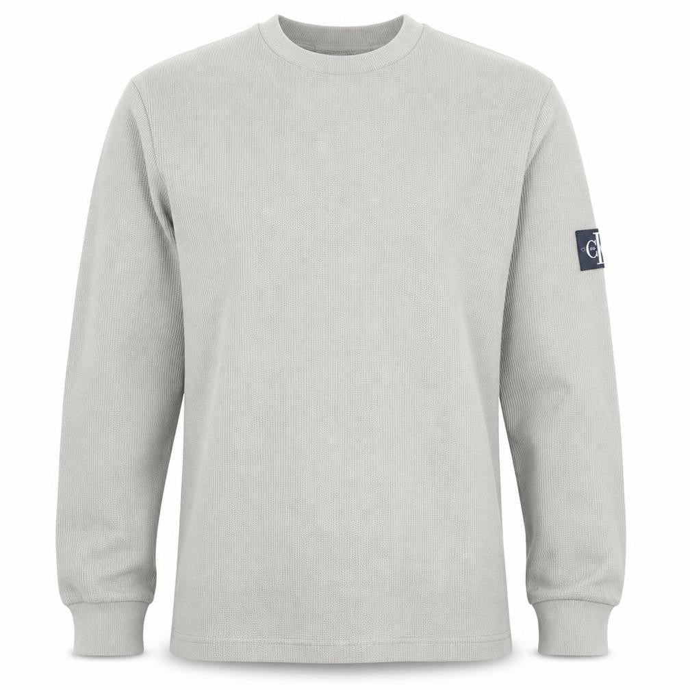 Calvin Klein Jeans Men's Grey Knit Pullover Sweatshirt M
