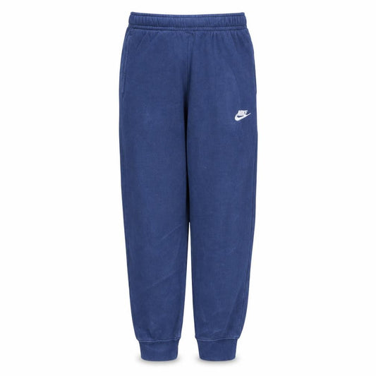 Nike Men's Blue Fleece Sweatpants M Regular Fit Elastic Waist