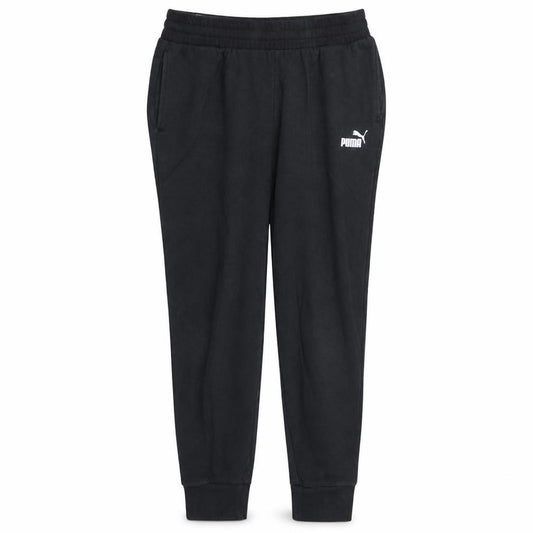 Puma Men’s Black Jogger Sweatpants M Regular Fit Tapered Cotton Blend