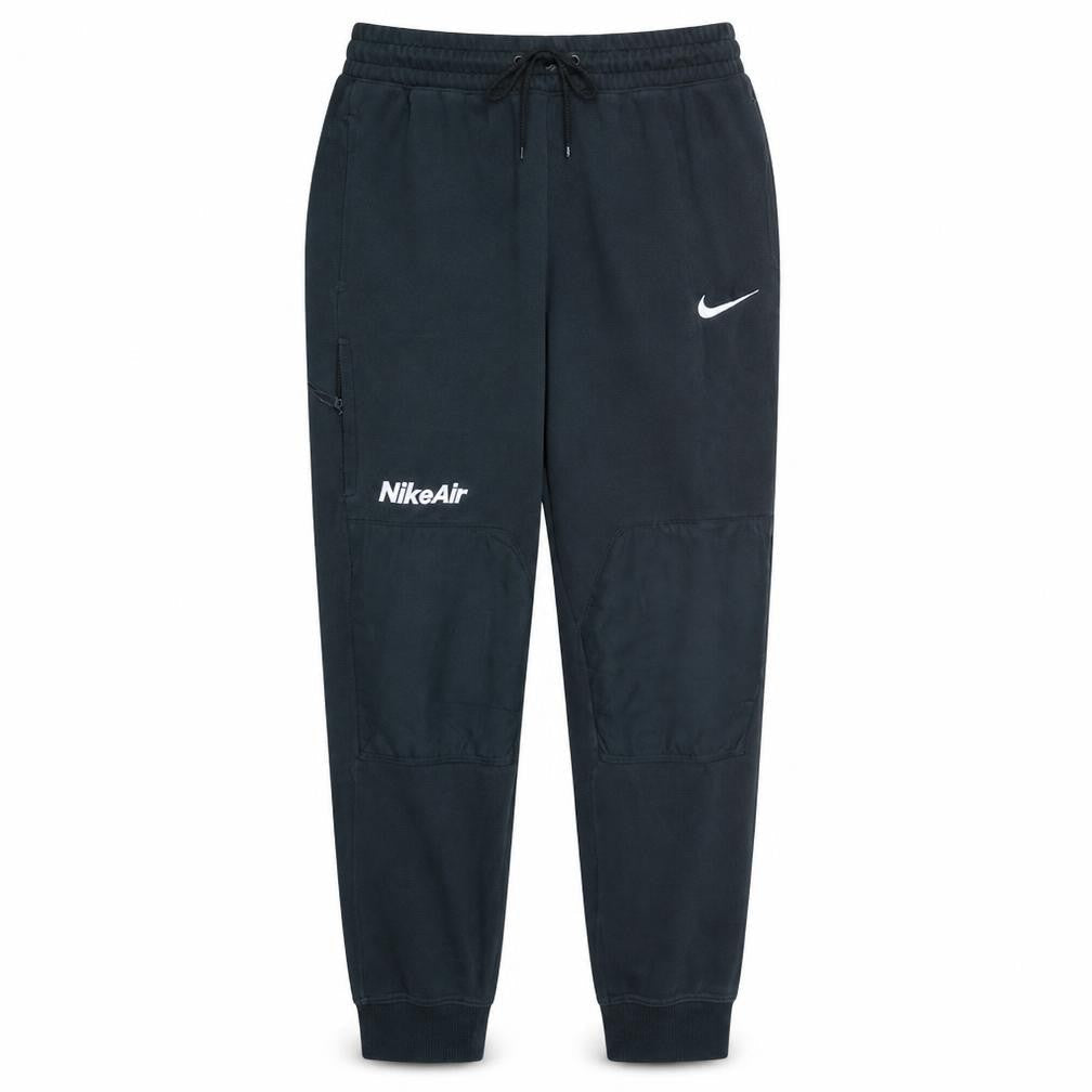 Nike Men's Black Jogger Sweatpants L Fleece Cuffed Tapered