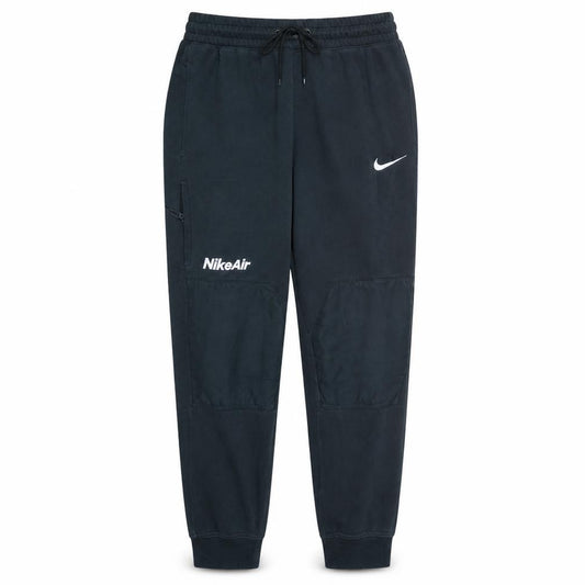 Nike Men's Black Jogger Sweatpants L Fleece Cuffed Tapered