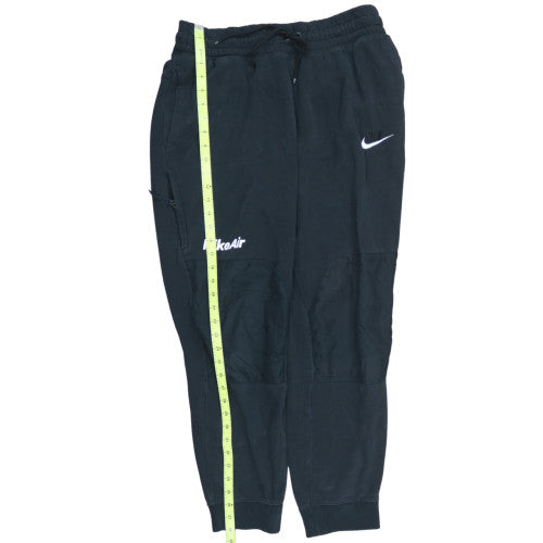 Nike Men's Black Jogger Sweatpants L Fleece Cuffed Tapered