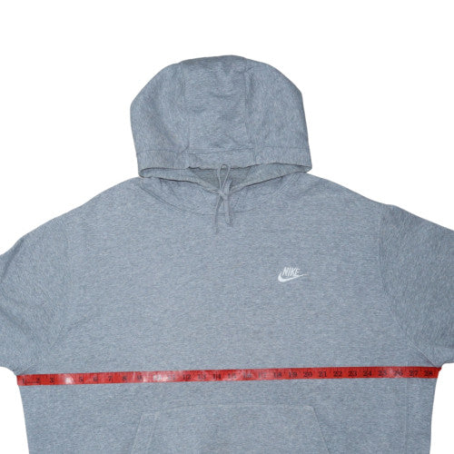 Nike Men's Grey XL Pullover Fleece Hoodie Sweatshirt