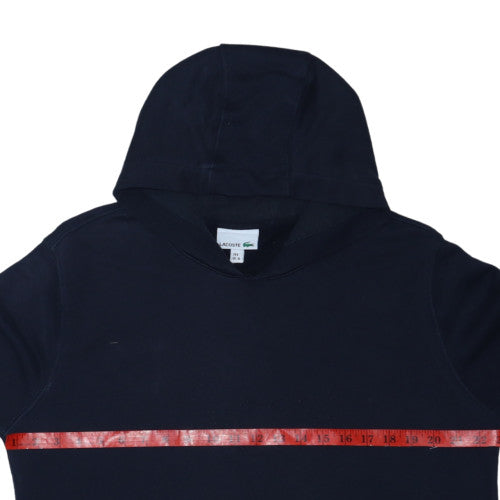 Lacoste Men's Black XL Pullover Hoodie Cotton Fleece Sweatshirt