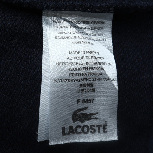 Lacoste Men's Black XL Pullover Hoodie Cotton Fleece Sweatshirt