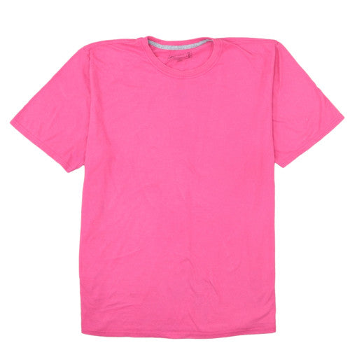 Russell Athletic Mens Pink Crew Neck Short Sleeve T-Shirt XL Classic Fit