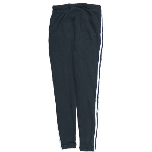 Adidas Womens Black Jogger Trousers Size 8 Cotton Blend Sportswear