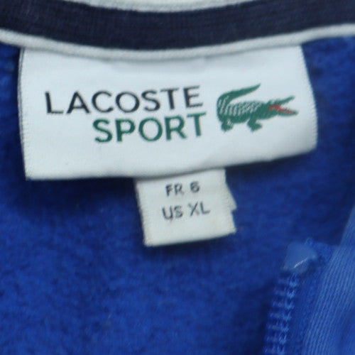 Lacoste Men's Blue Full Zip Hoodie XL Fleece Sweatshirt