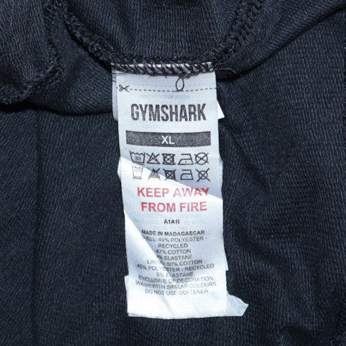 Gymshark Women Black XL Pullover Hoodie with Logo