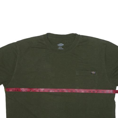 Dickies Men's Green XL Short Sleeve Crew Neck Cotton T-Shirt