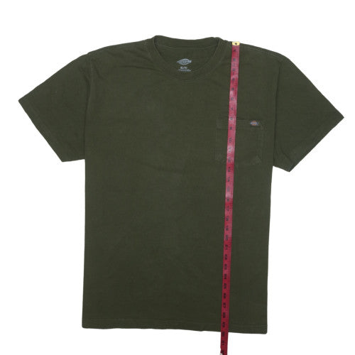 Dickies Men's Green XL Short Sleeve Crew Neck Cotton T-Shirt