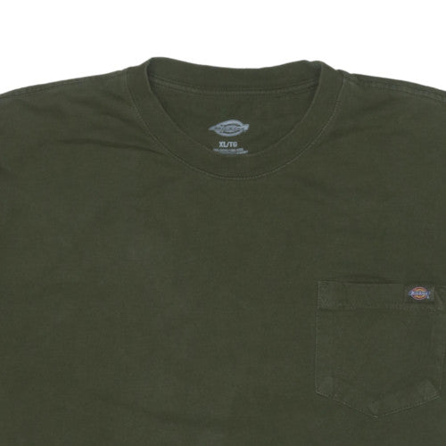 Dickies Men's Green XL Short Sleeve Crew Neck Cotton T-Shirt