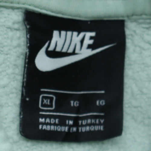 Nike Women’s Mint Green XL Pullover Hoodie 100% Cotton Sweatshirt