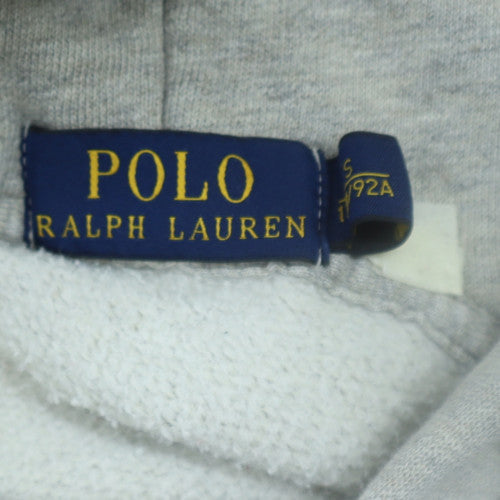 Polo Ralph Lauren Womens Grey Pullover Hoodie Size S Classic USA 67 Design