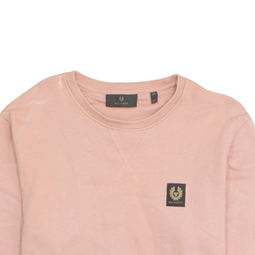 Belstaff Men's Pink 2XL Crew Neck Pullover Sweatshirt