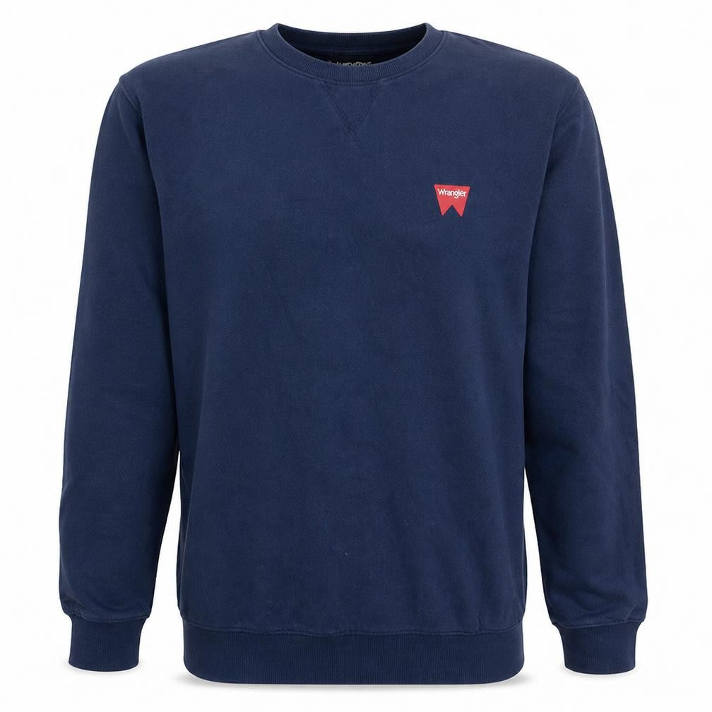 Wrangler Men's Blue XL Crew Neck Pullover Sweatshirt