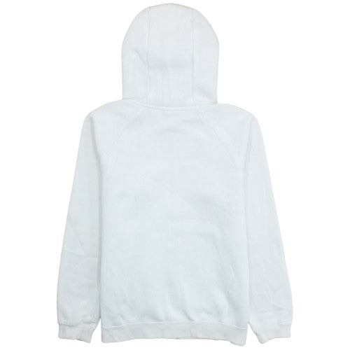 Nike Men's White Full Zip Fleece Hoodie M Regular Winter Sportswear