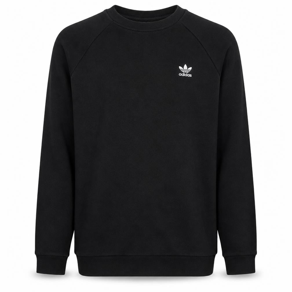 Adidas Men's Black Pullover Sweatshirt Size M Crew Neck Logo
