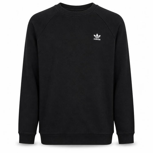 Adidas Men's Black Pullover Sweatshirt Size M Crew Neck Logo