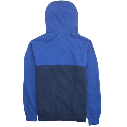 Nike Men's Blue XL Full Zip Hoodie with Logo Detail