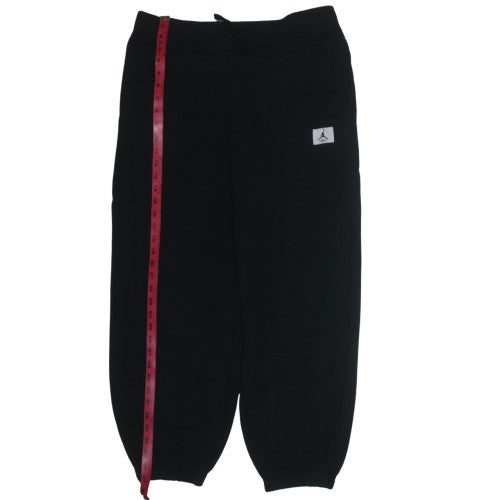 Jordan Men's Black Sweatpants M Relaxed Fit Cotton Fleece