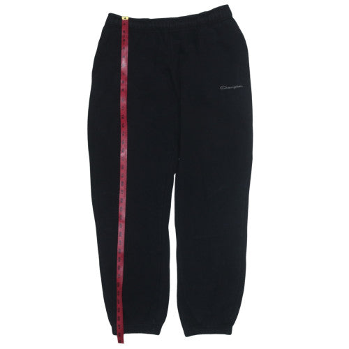 Champion Mens Black Fleece Sweatpants L Regular Fit