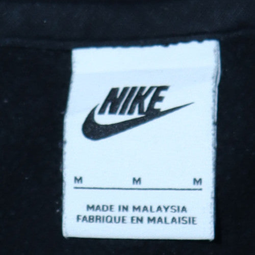 Nike Men's Black Full Zip Hoodie M Regular Fleece Sportswear