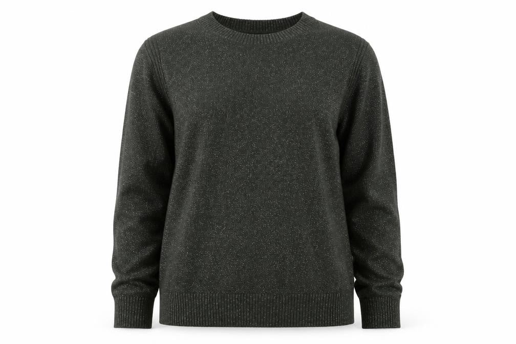 Marks & Spencer Women’s Green Glitter Knit Crew Neck Jumper Size S