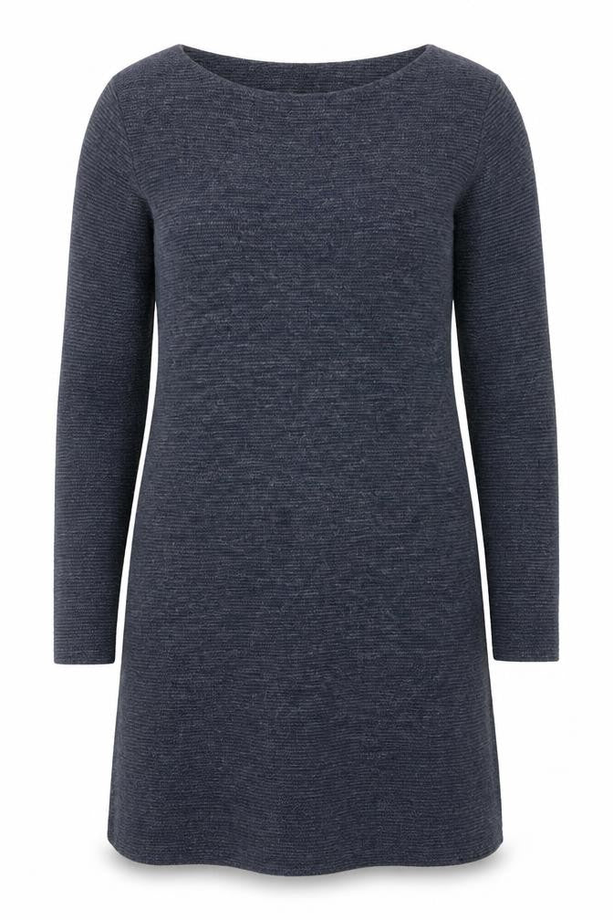Lily & Me Women’s Blue Knit Long Sleeve Sweater Dress Size 12