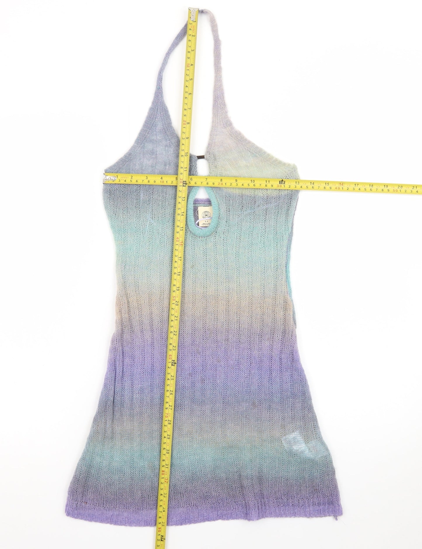 Urban Outfitters Women’s Multicoloured Halter Knit Slip Dress S