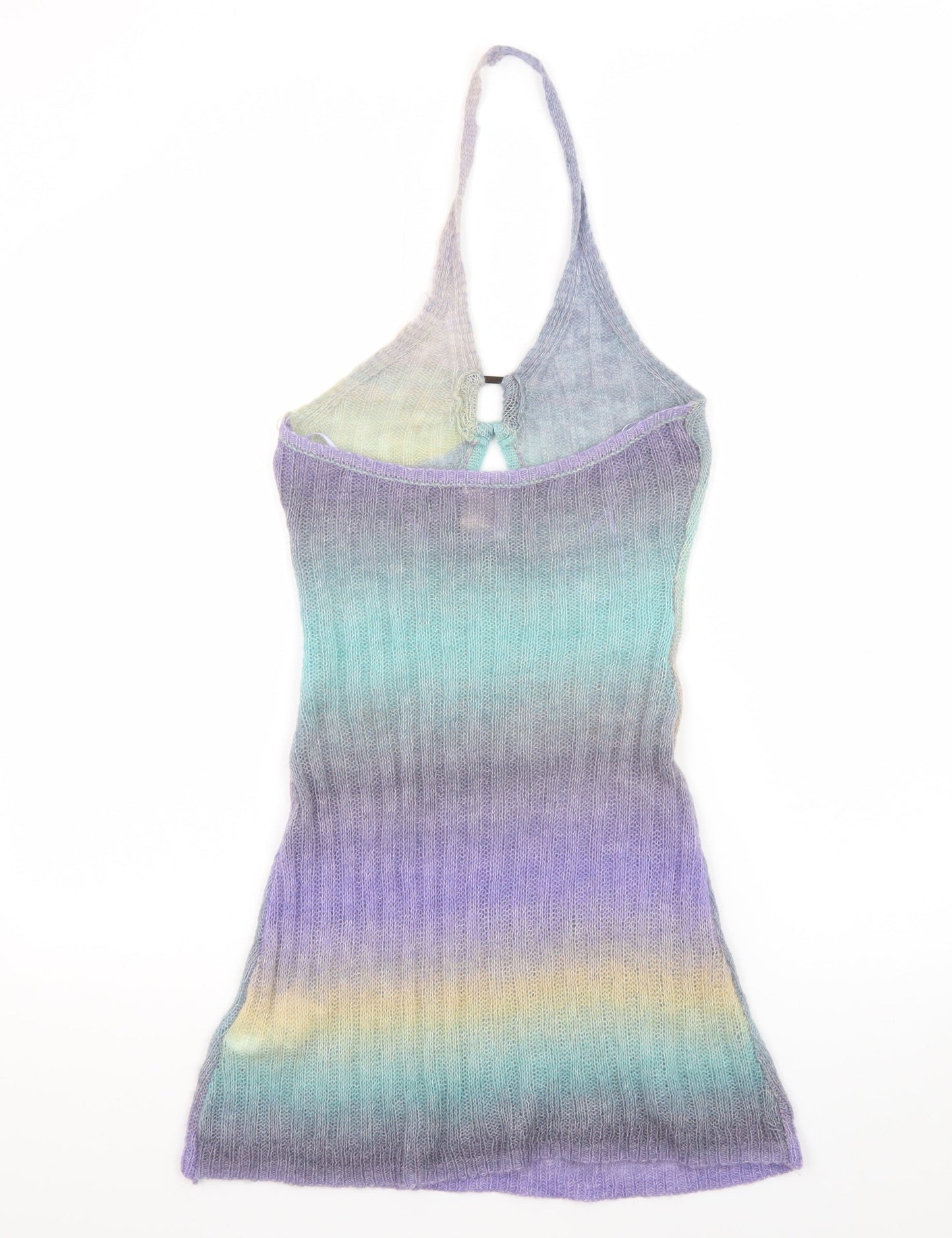 Urban Outfitters Women’s Multicoloured Halter Knit Slip Dress S