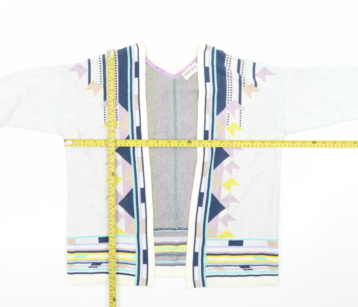 Marks and Spencer Womens Multicoloured Size 10 Aztec Knit Cardigan