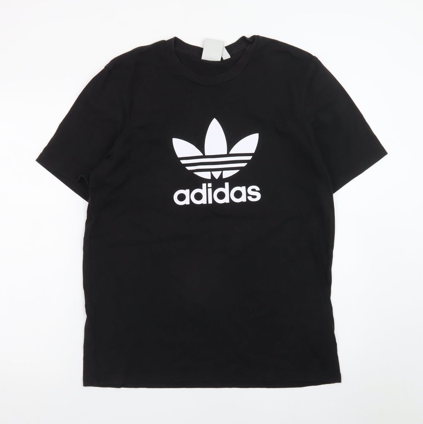 Adidas Women’s Black Classic Trefoil Logo T-Shirt Size M
