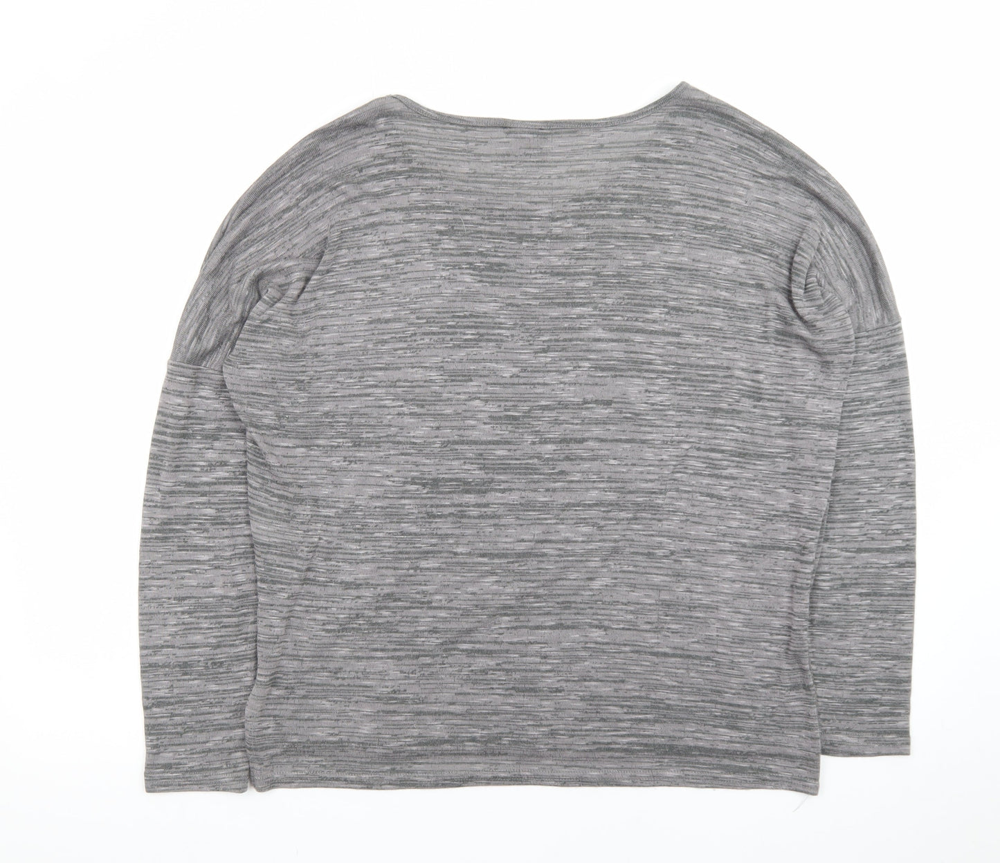 Vero Moda Women’s Grey Long Sleeve Jersey T-Shirt Size L
