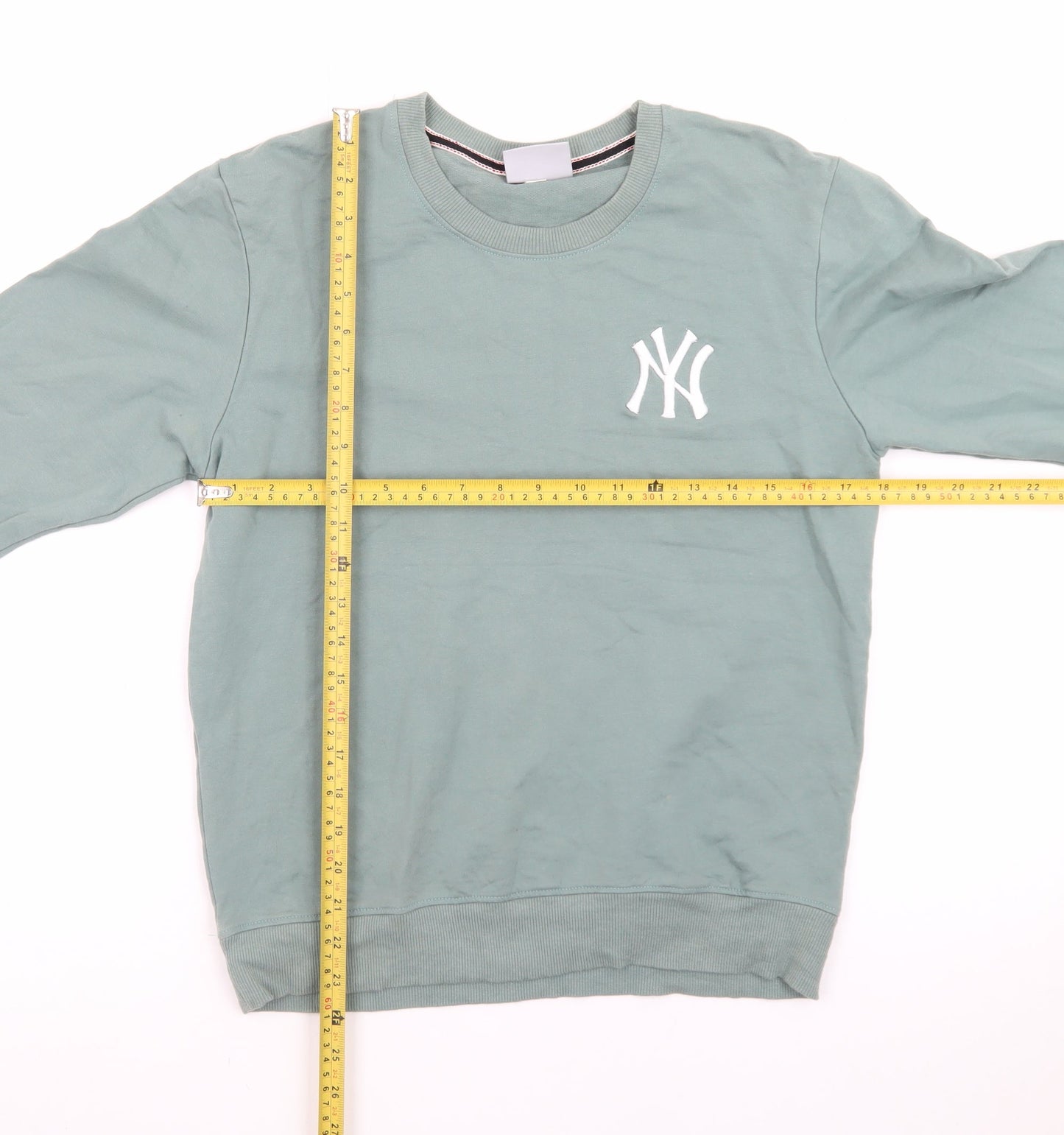 MLB Men’s Green Crew Neck Pullover Sweatshirt M Regular Fit