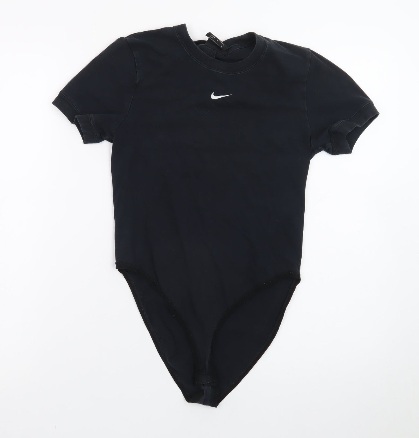 Nike Women's Black Slim Fit Bodysuit T-Shirt Size S
