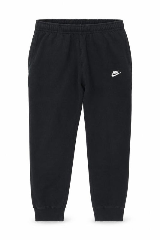 Nike Men's Black Jogger Sweatpants L Regular Fit Fleece Trousers