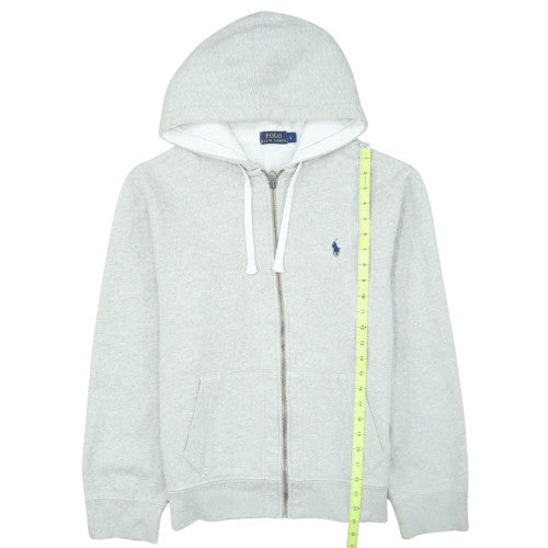 Polo Ralph Lauren Men's Grey Full Zip Hoodie Size L