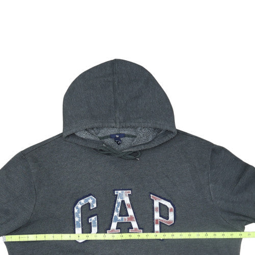 GAP Men’s Grey 2XL Pullover Hoodie with USA Logo Design