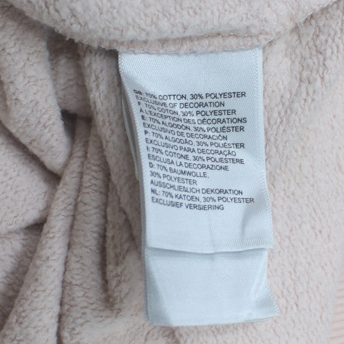 The North Face Unisex Beige M Crew Neck Fleece Sweatshirt