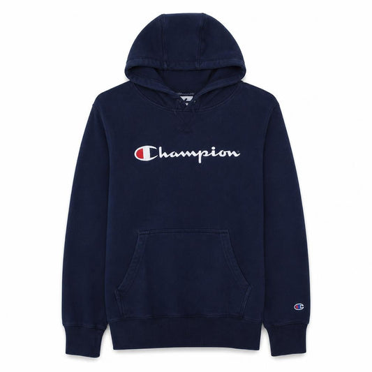Champion Men's Blue Small Pullover Hoodie Sweatshirt