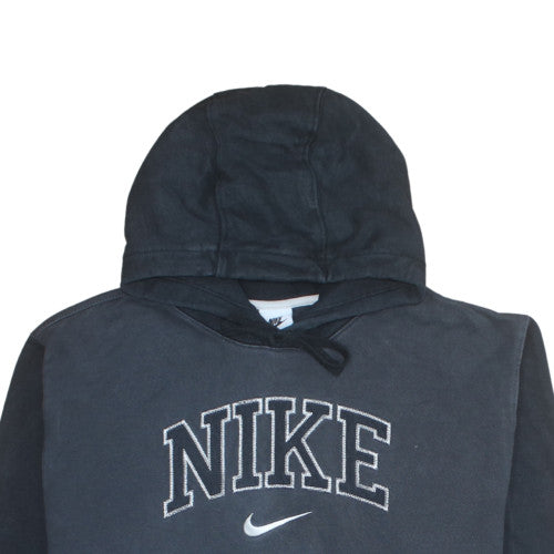Nike Men's Black XL Pullover Hoodie with Logo and Pouch Pocket