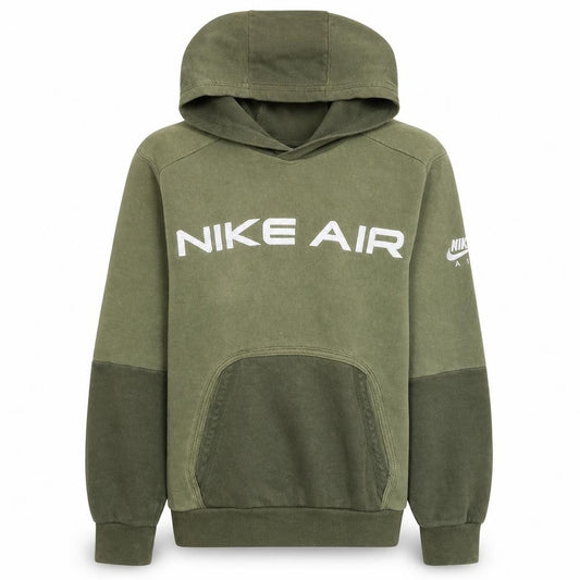 Nike Men's Green Pullover Hoodie Air Logo Size S
