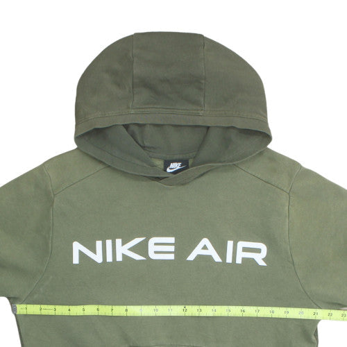Nike Men's Green Pullover Hoodie Air Logo Size S