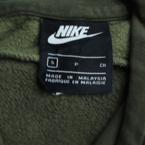 Nike Men's Green Pullover Hoodie Air Logo Size S